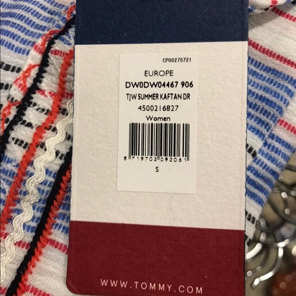 Tommy Hilfiger Brand New Kaftan Style Dress in S/ Premium Cotton - Picture 10 of 10